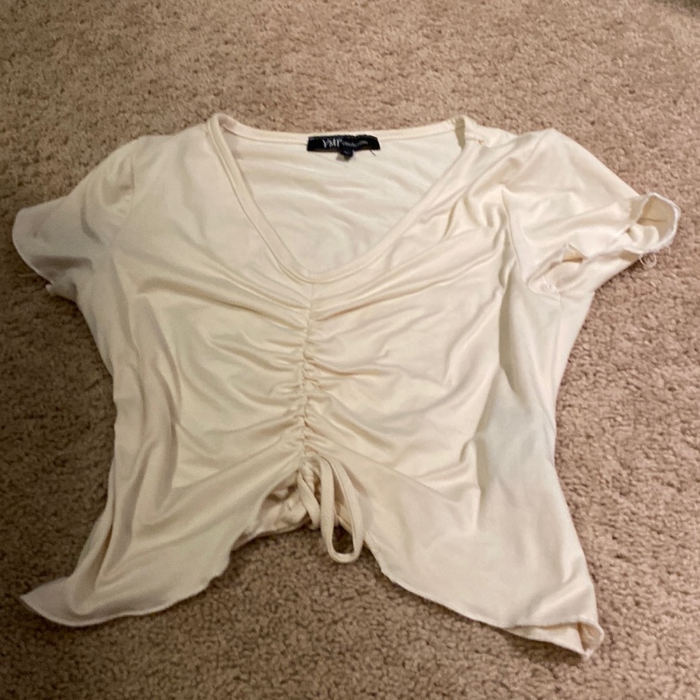 Yellow shriveled top